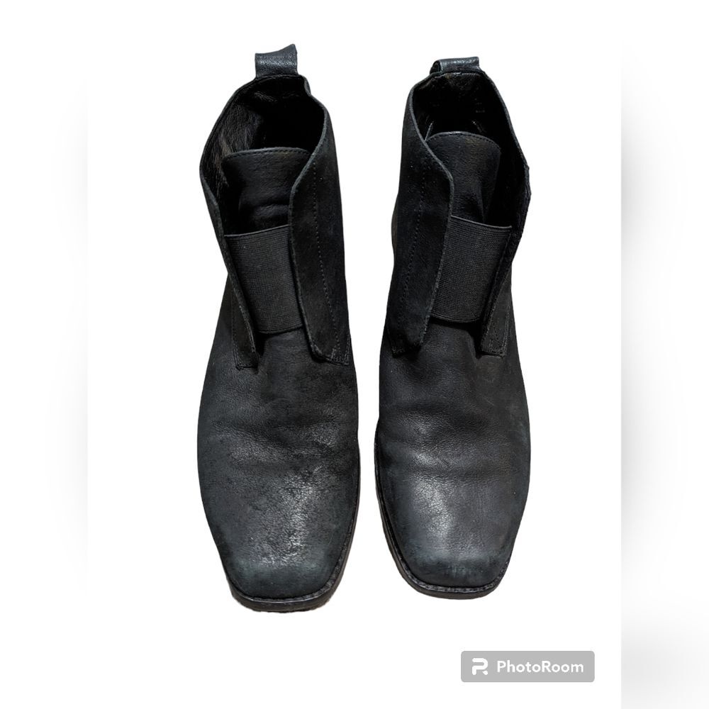 Eileen Fisher Soul Desert slip on boots leather nubuck women's size 11